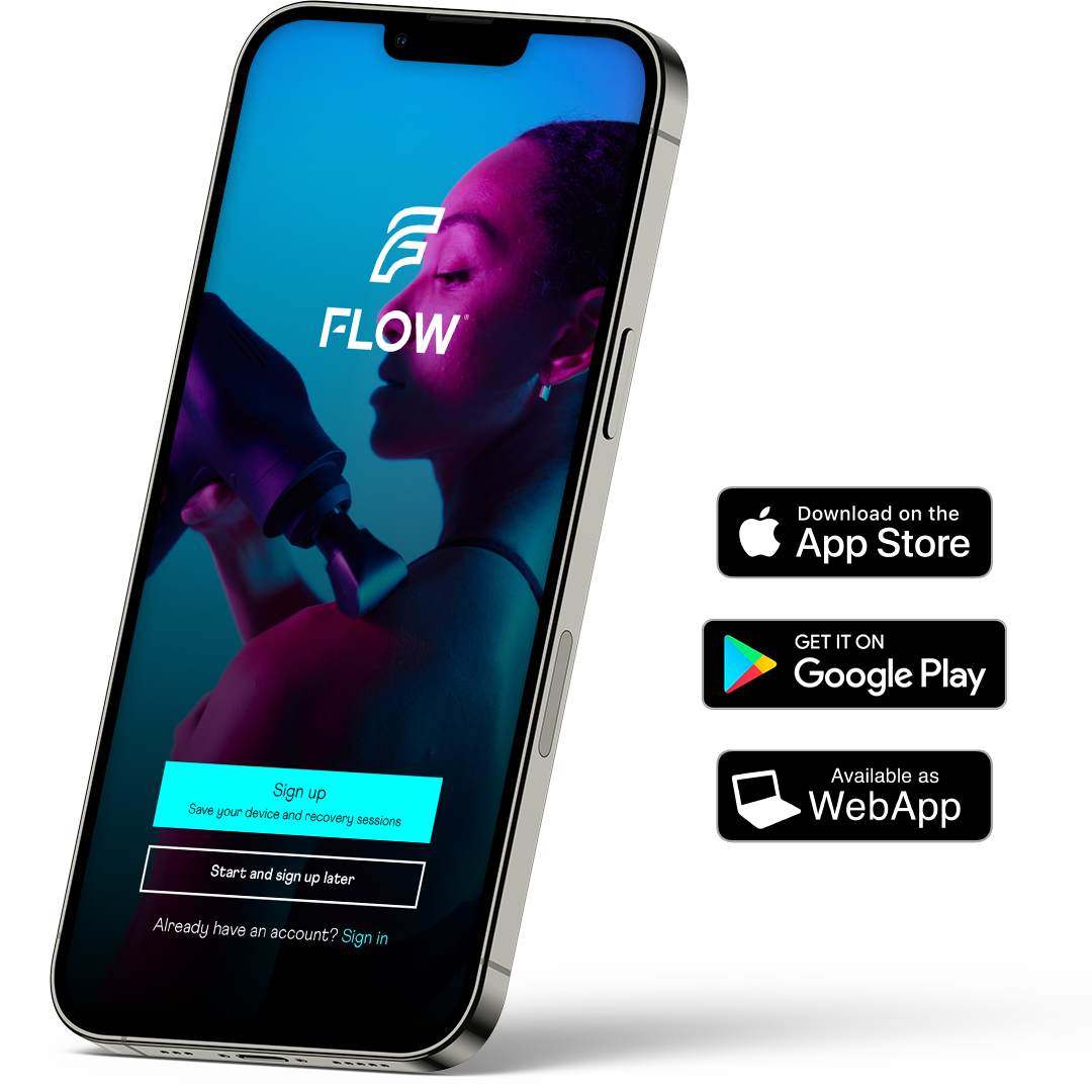 Flow Recovery App available on iPhone, Android & desktop
